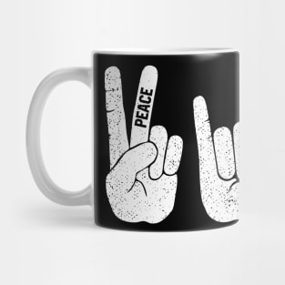 Rock Love Peace Hand Symbol Mug